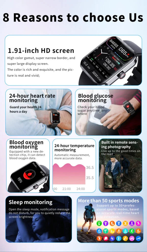 Bloedglucosebewakings-Smartwatch