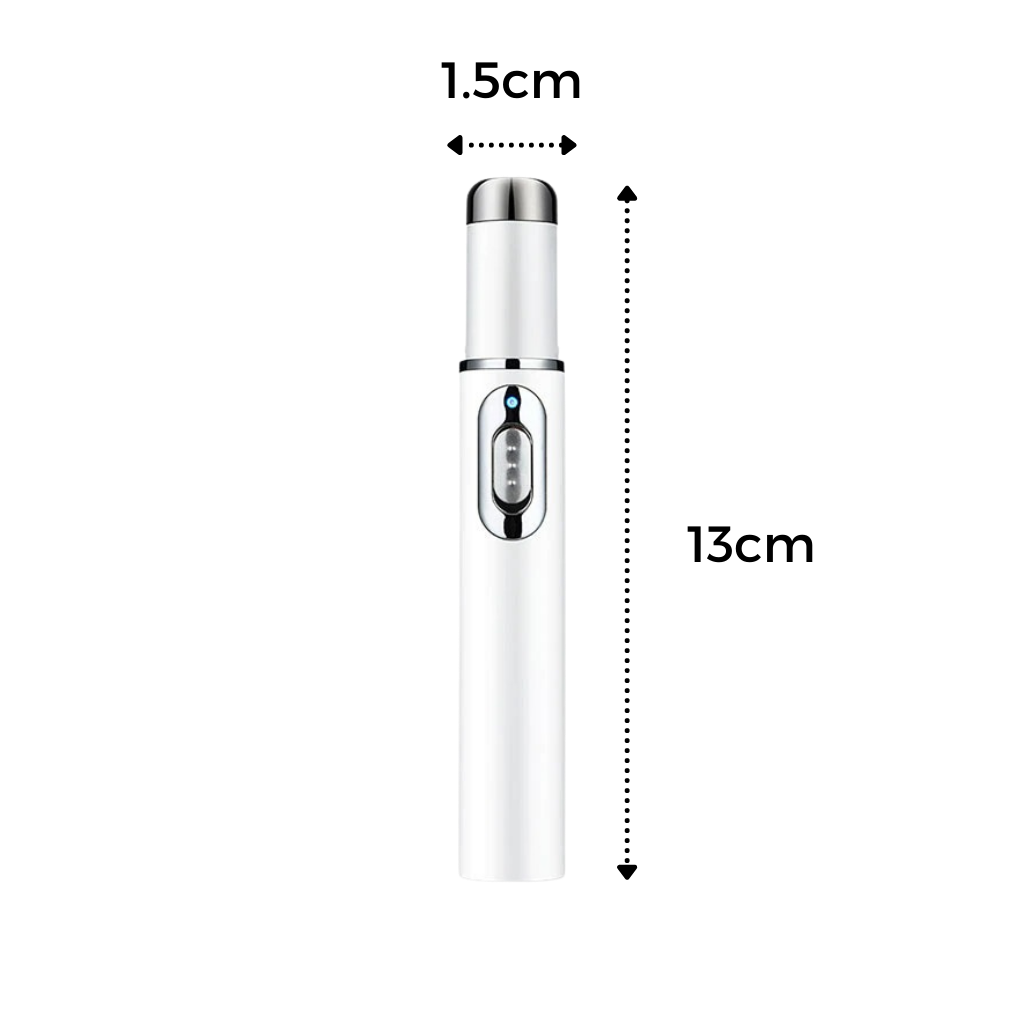 Blauw licht huidtherapie pen