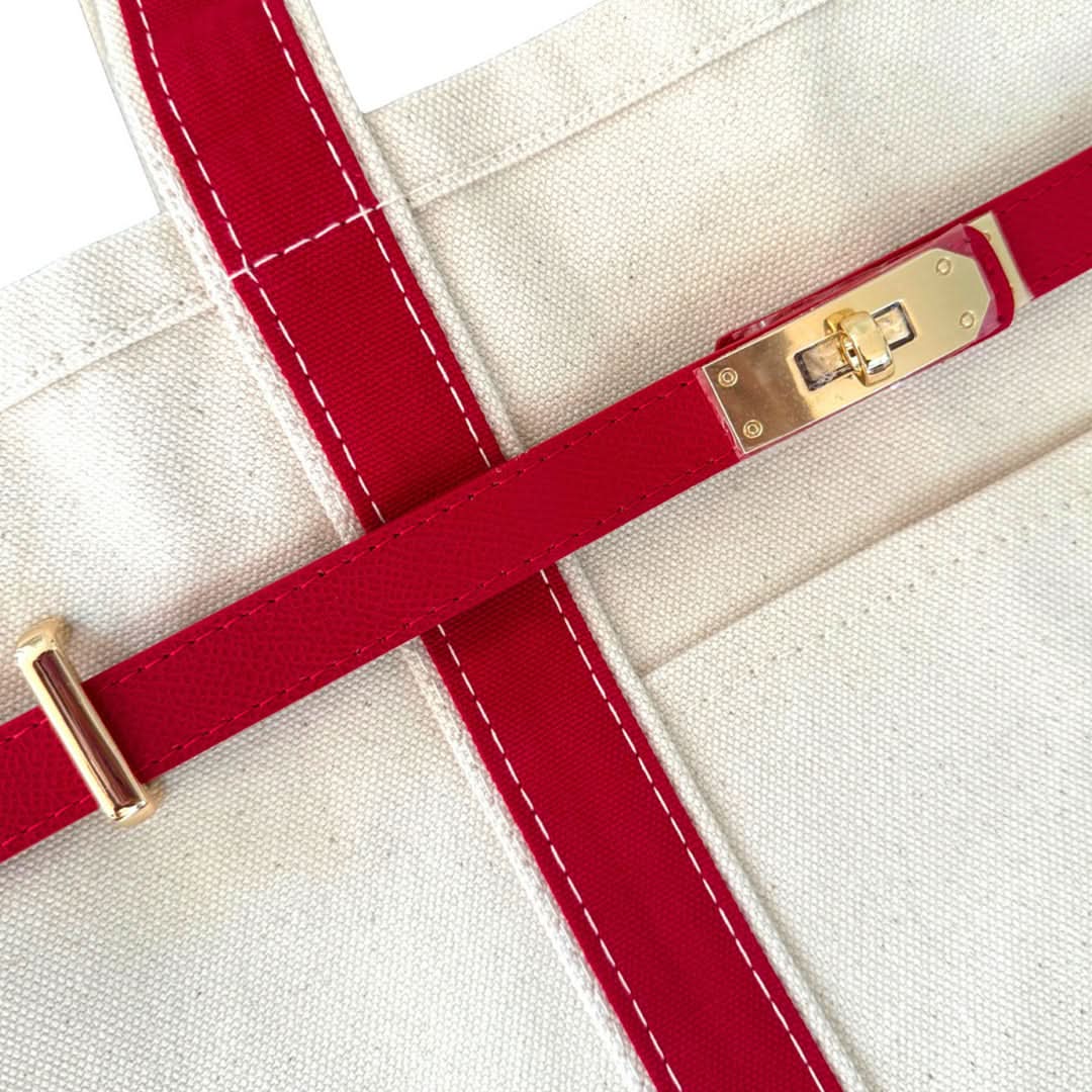 BowLift | Premium Canvas Shopper met versterkte staal-details