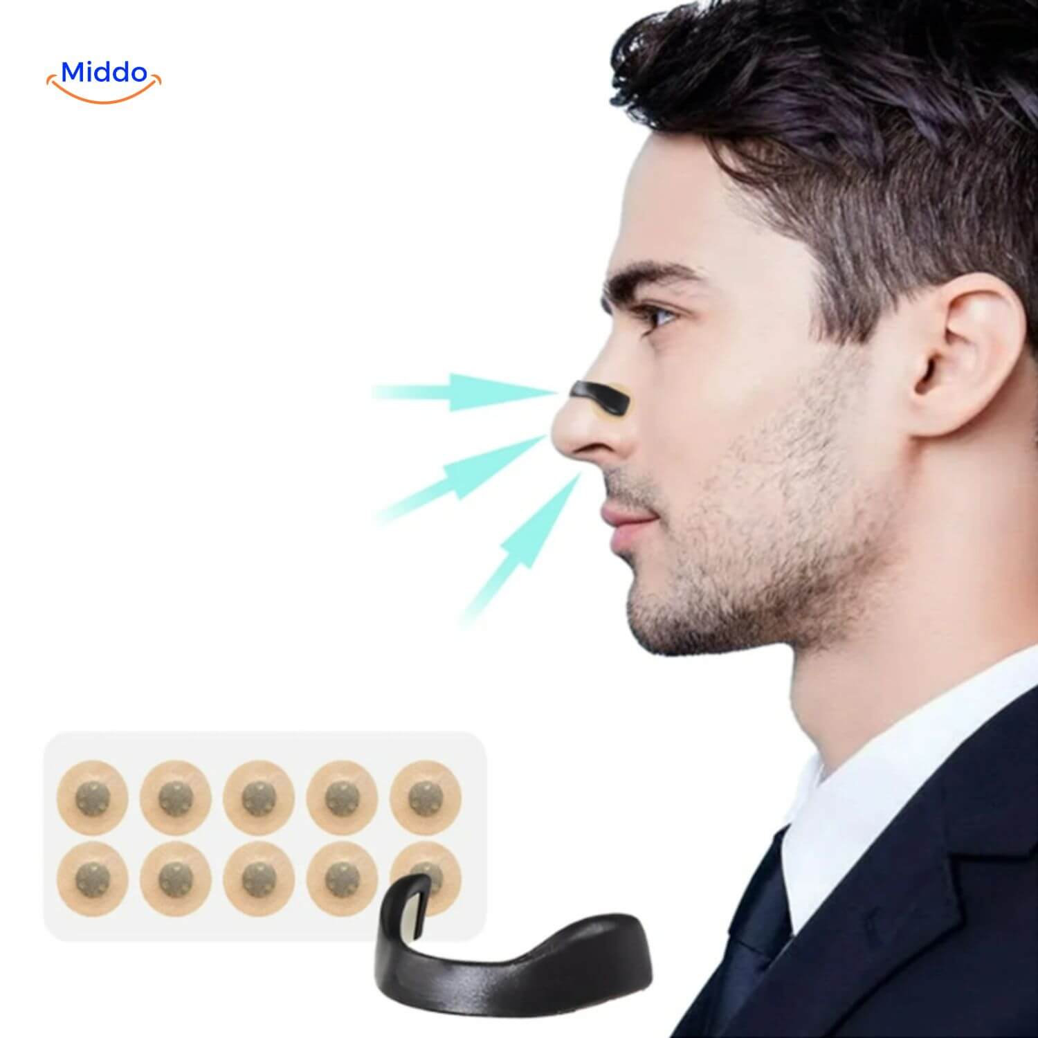 SchnarchStopper™ Set | Magnetische oplossing voor een betere slaap!