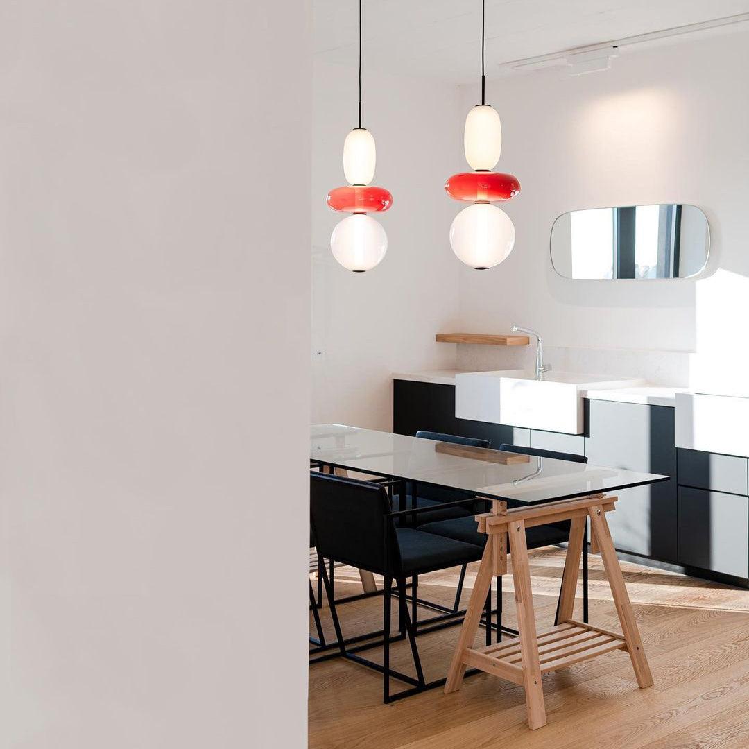 Gekonfijt Glazen Hanglamp
