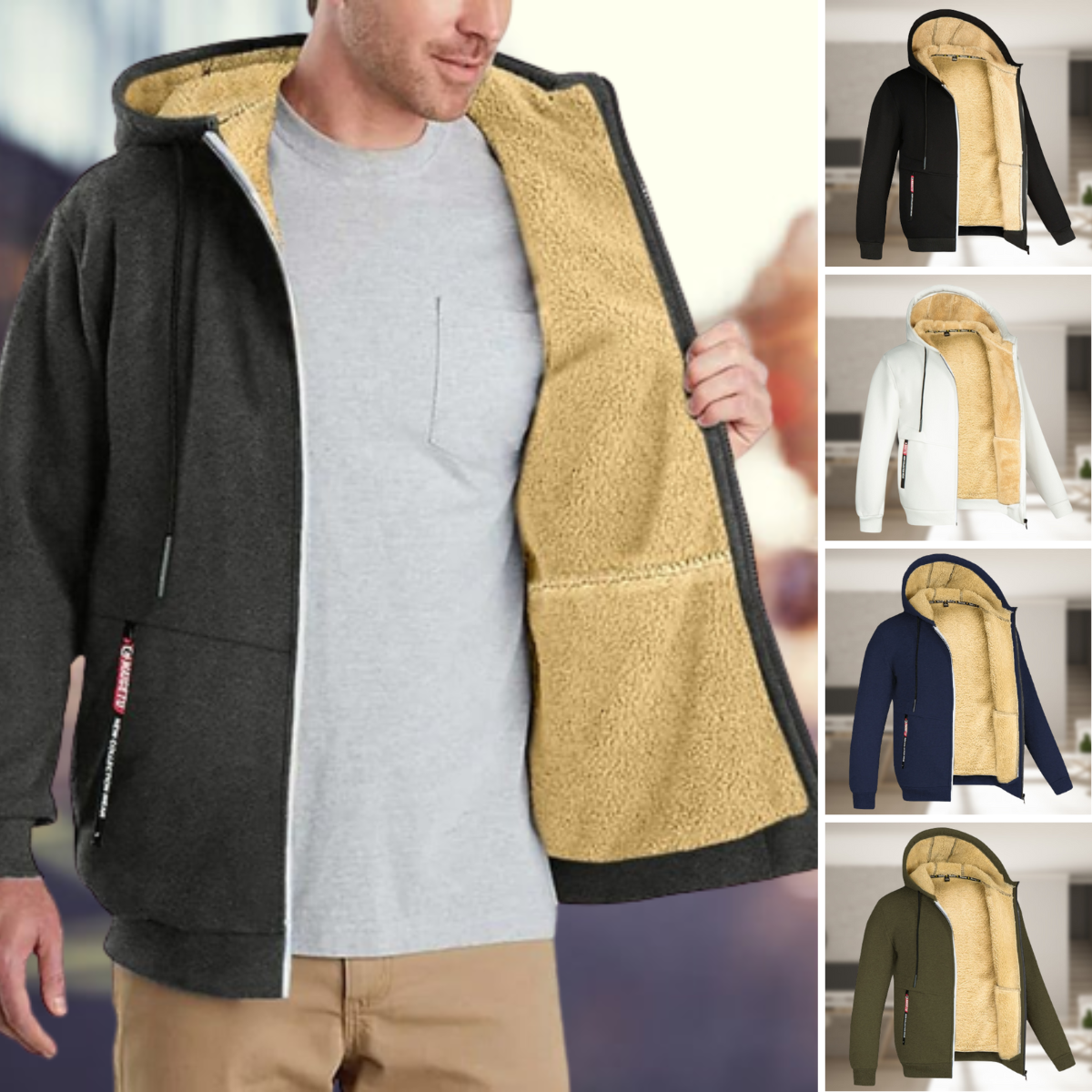 SADI - Informele Winter-Hoodie voor Mannen