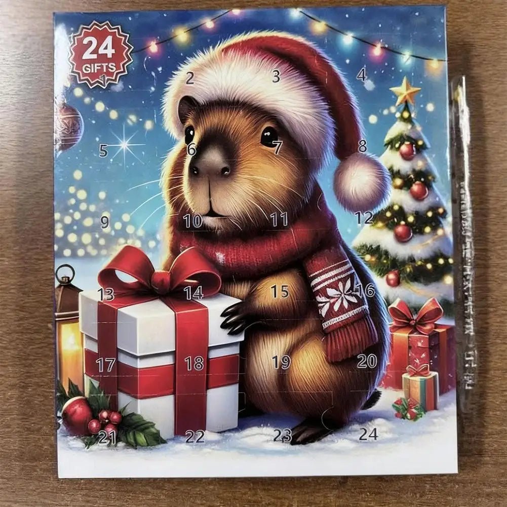 Capybara Adventskalender 2026 – 24 Schattige Capybara Figuren voor Kinderen