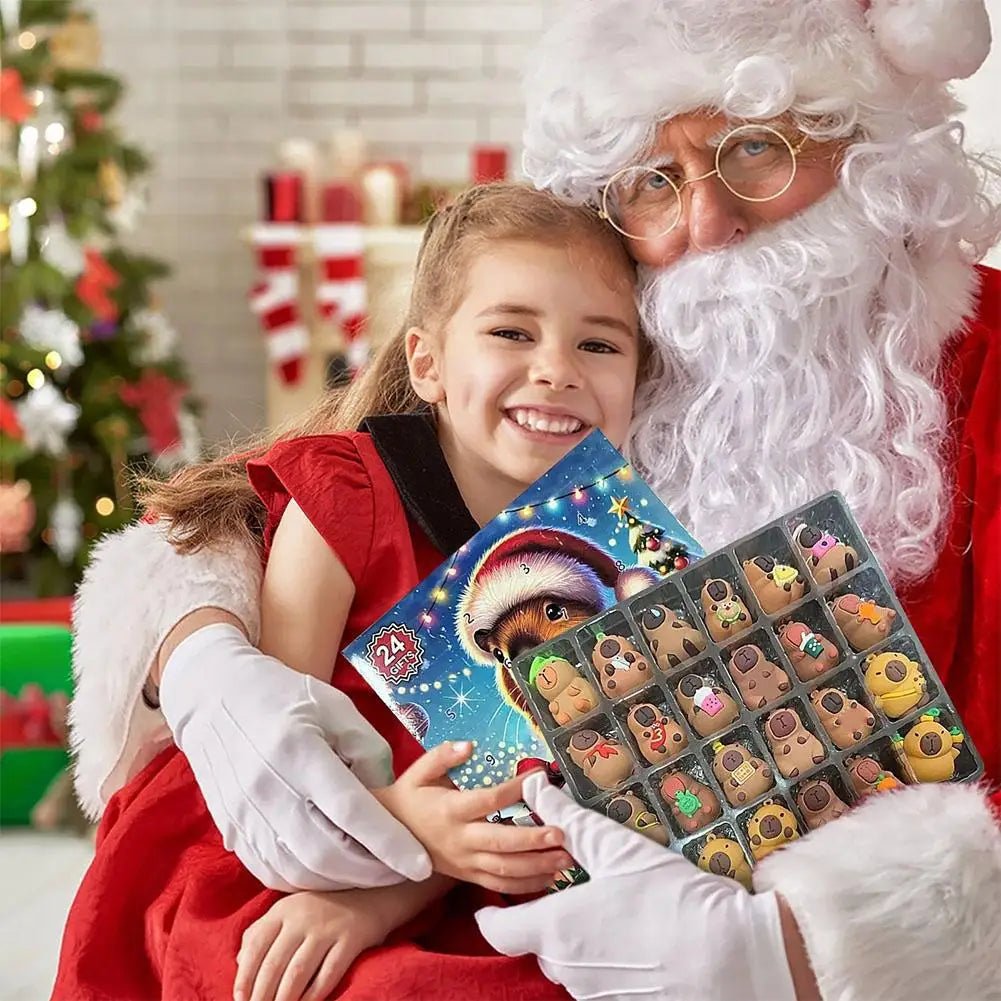 Capybara Adventskalender 2026 – 24 Schattige Capybara Figuren voor Kinderen