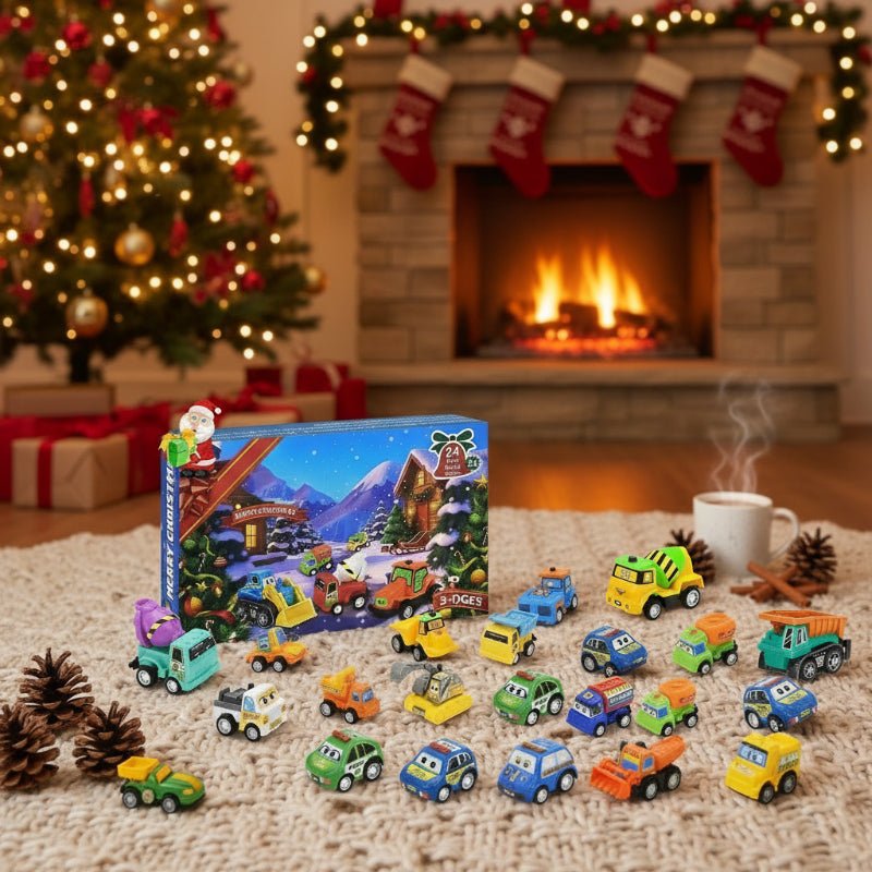 Auto Adventskalender 2026 – 24 Speelgoedautootjes voor Kinderen