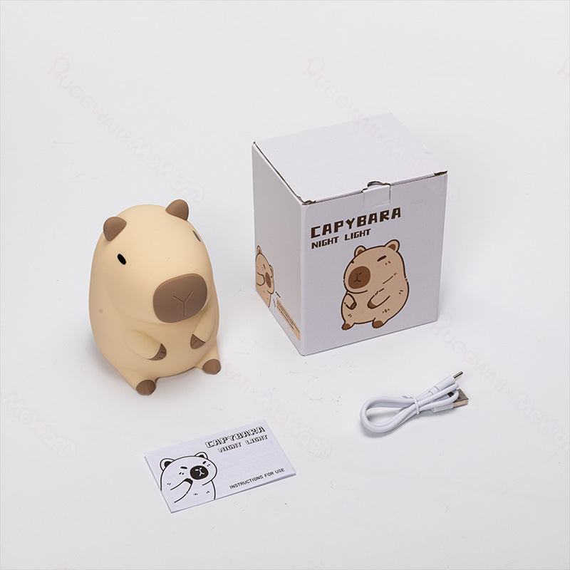 SquishBara | Capybara Squishy Nachtlampje Ideaal Cadeau voor Alle Leeftijden