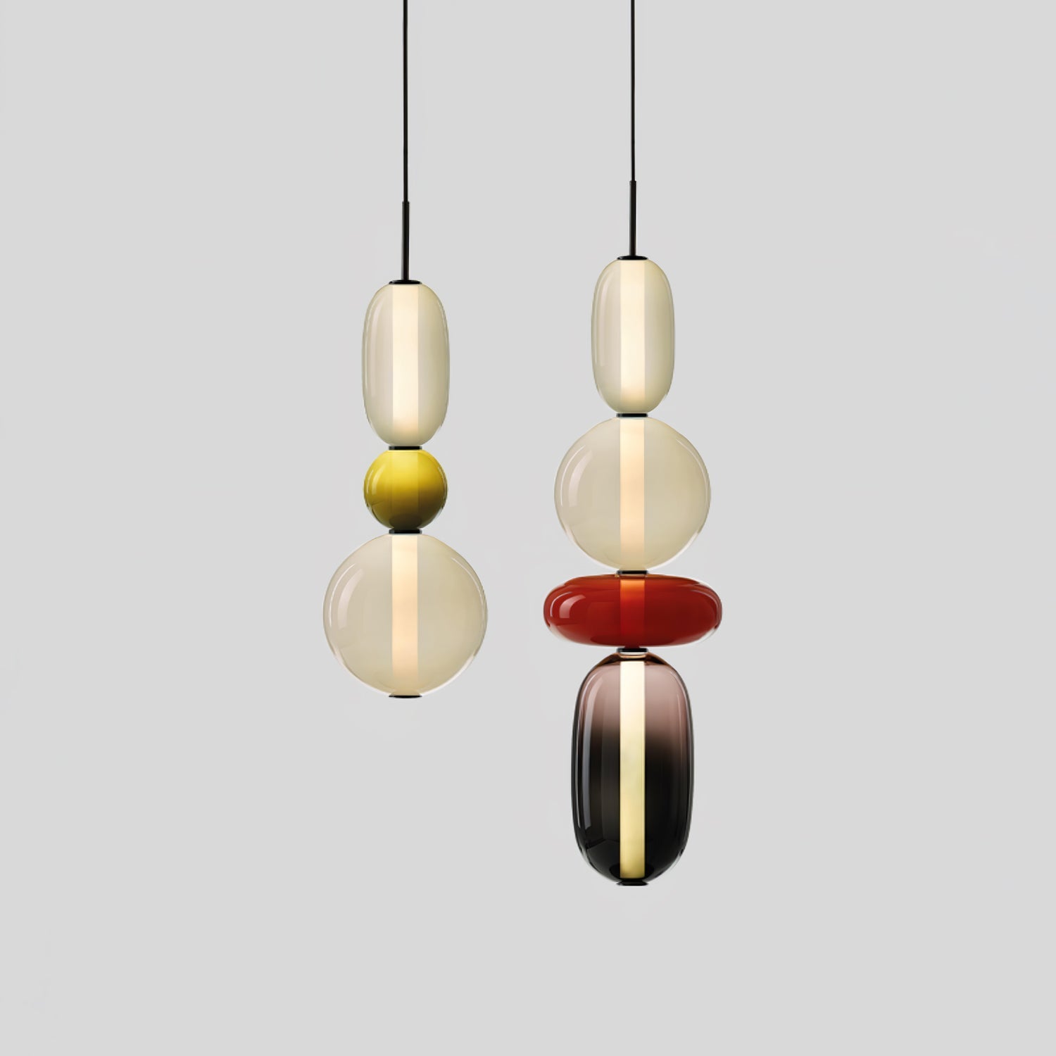 Gekonfijt Glazen Hanglamp