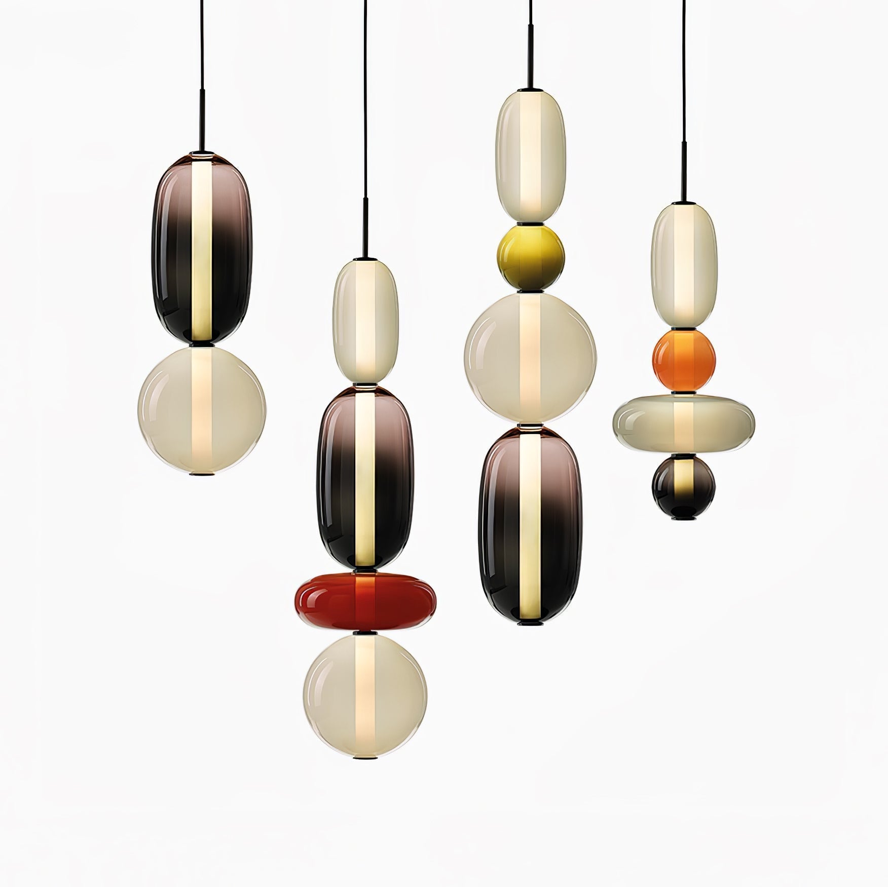 Gekonfijt Glazen Hanglamp