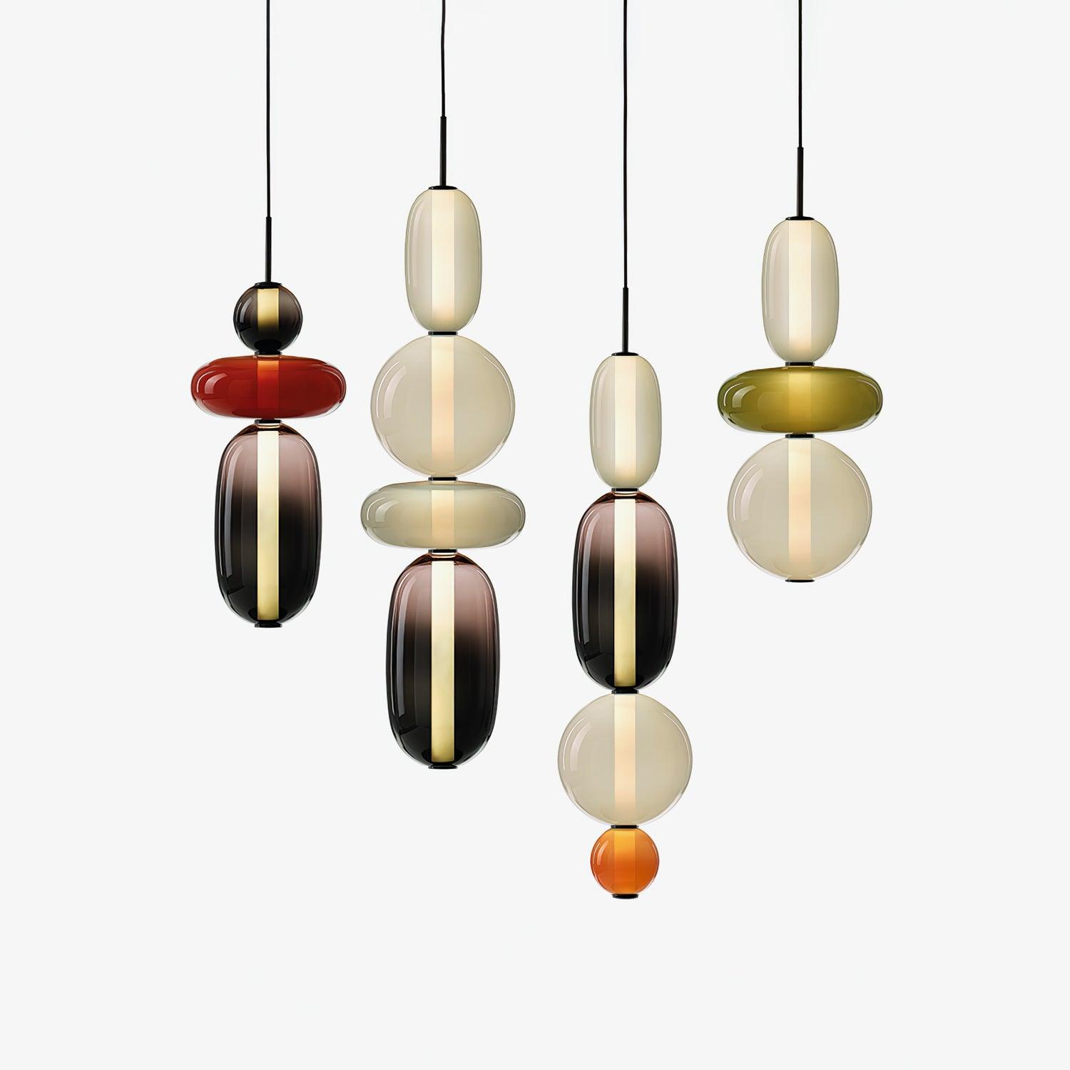 Gekonfijt Glazen Hanglamp