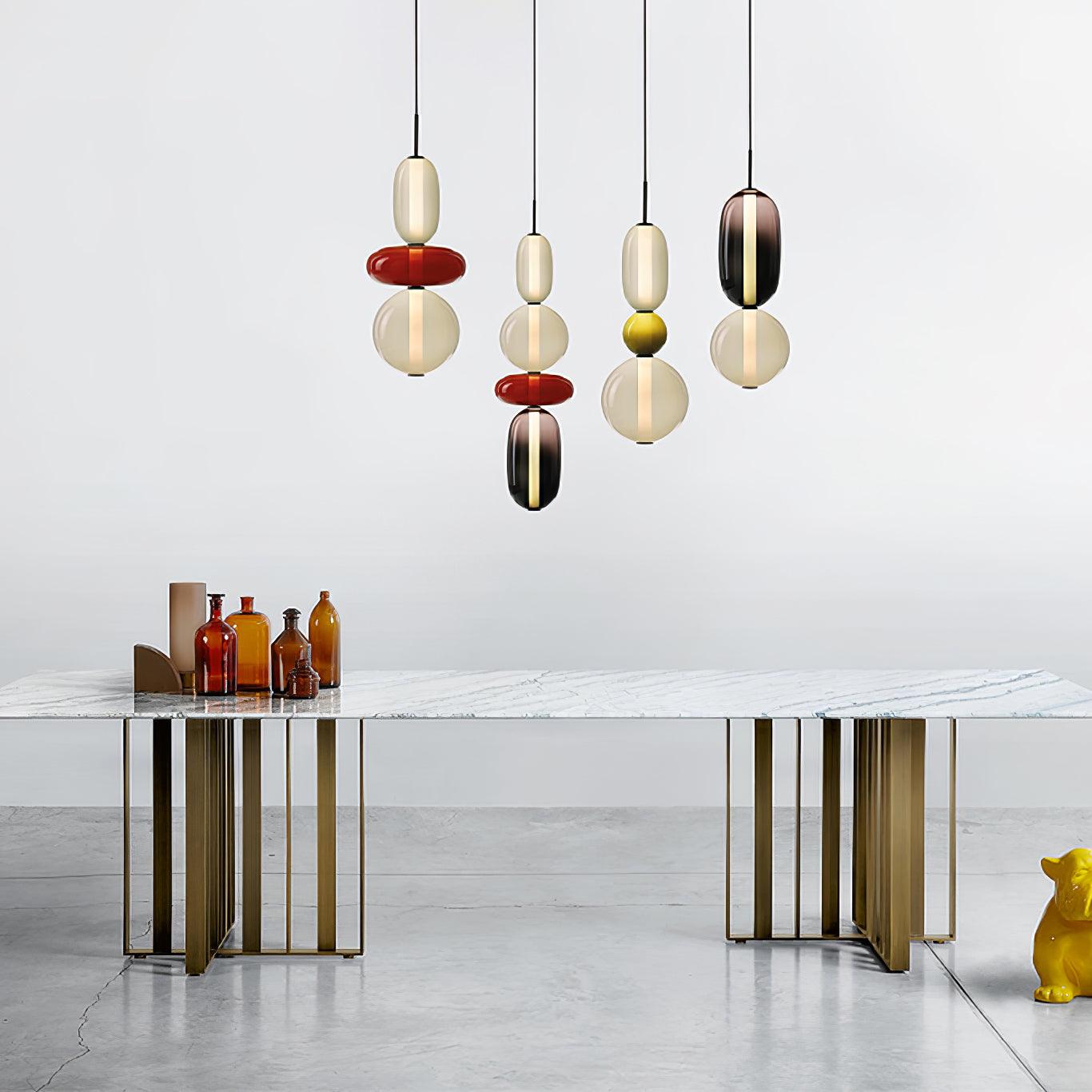 Gekonfijt Glazen Hanglamp