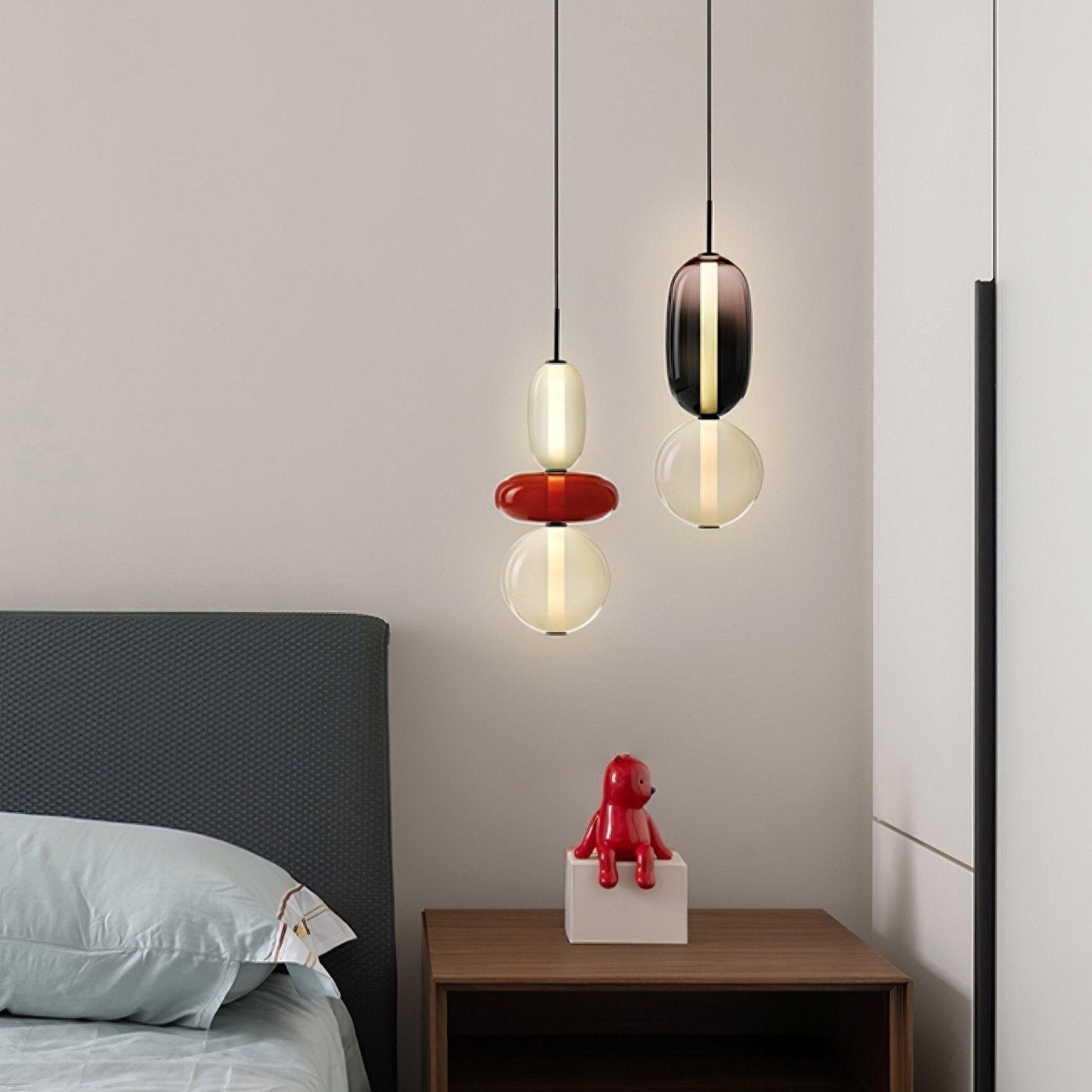 Gekonfijt Glazen Hanglamp