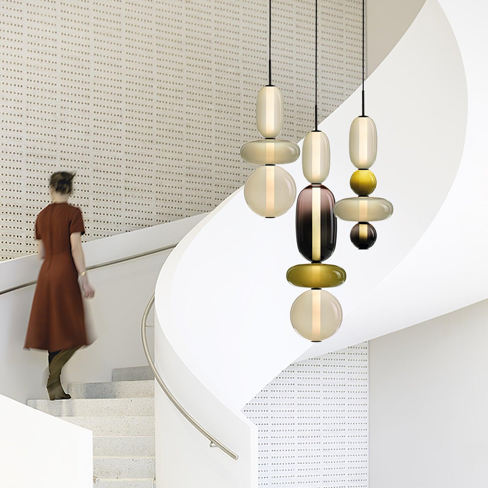 Gekonfijt Glazen Hanglamp
