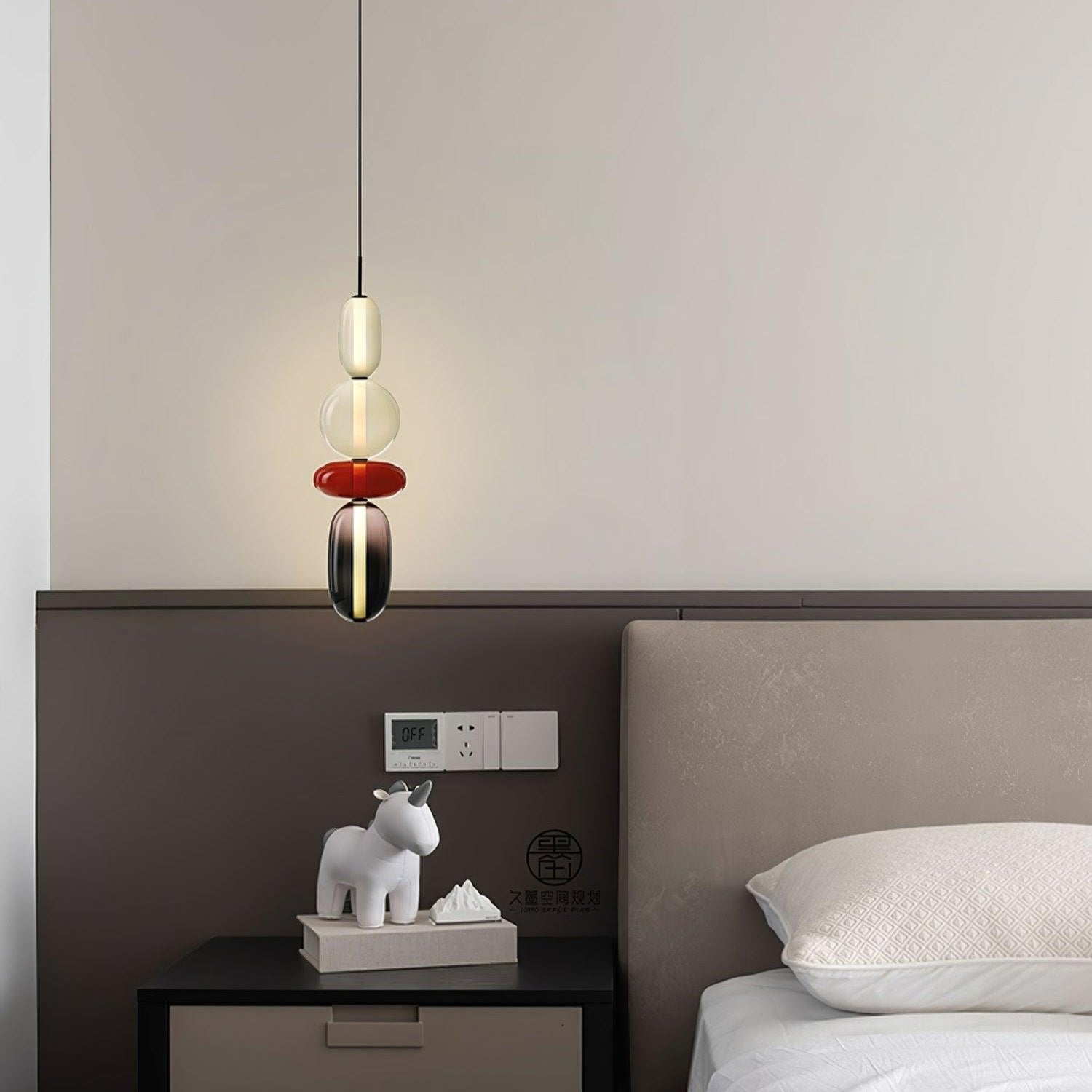 Gekonfijt Glazen Hanglamp