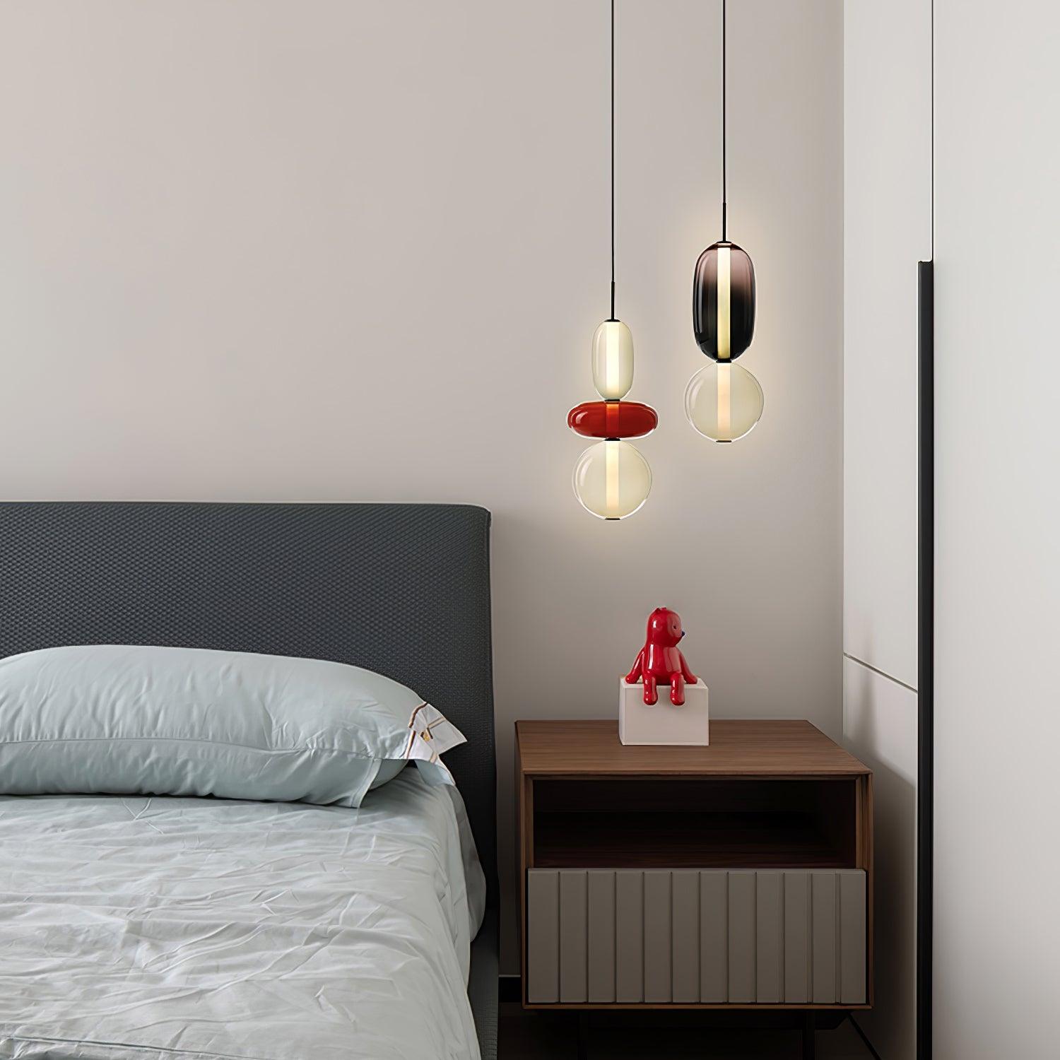 Gekonfijt Glazen Hanglamp