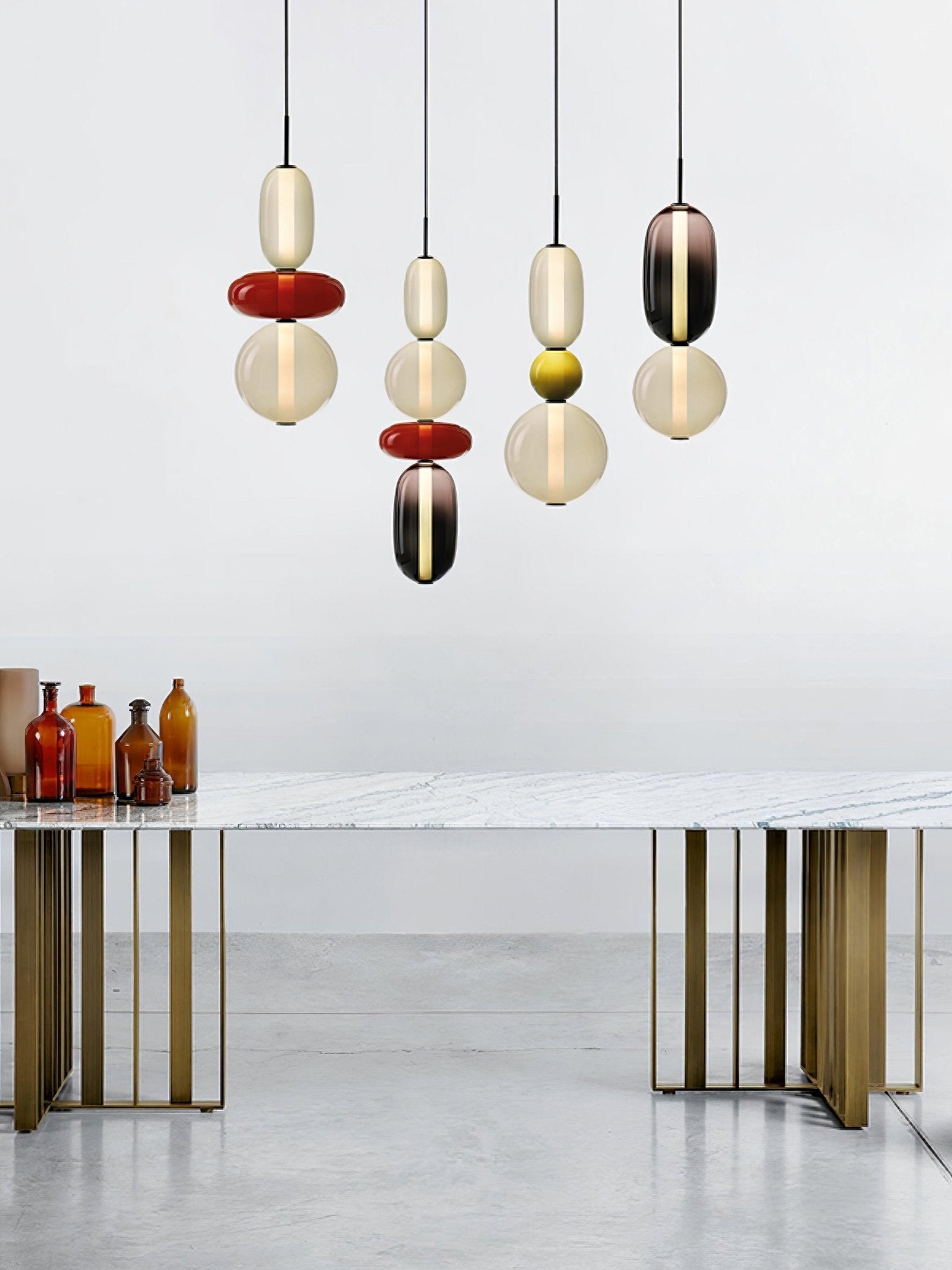 Gekonfijt Glazen Hanglamp