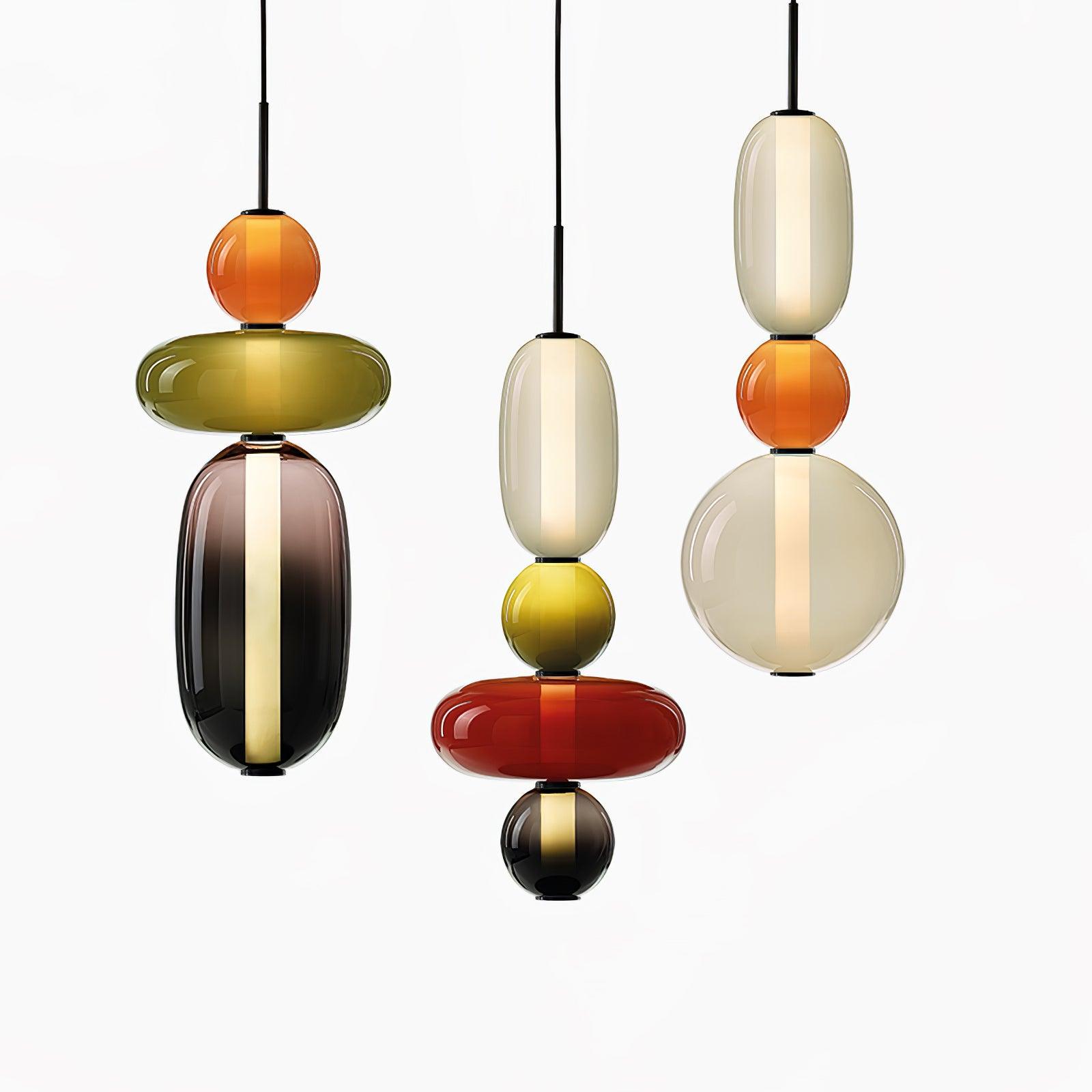 Gekonfijt Glazen Hanglamp