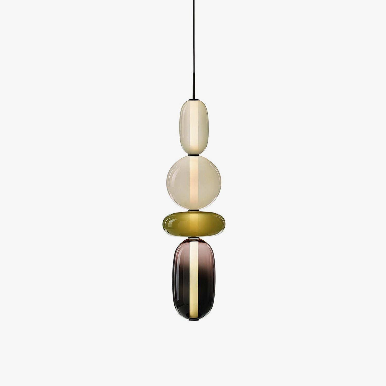 Gekonfijt Glazen Hanglamp