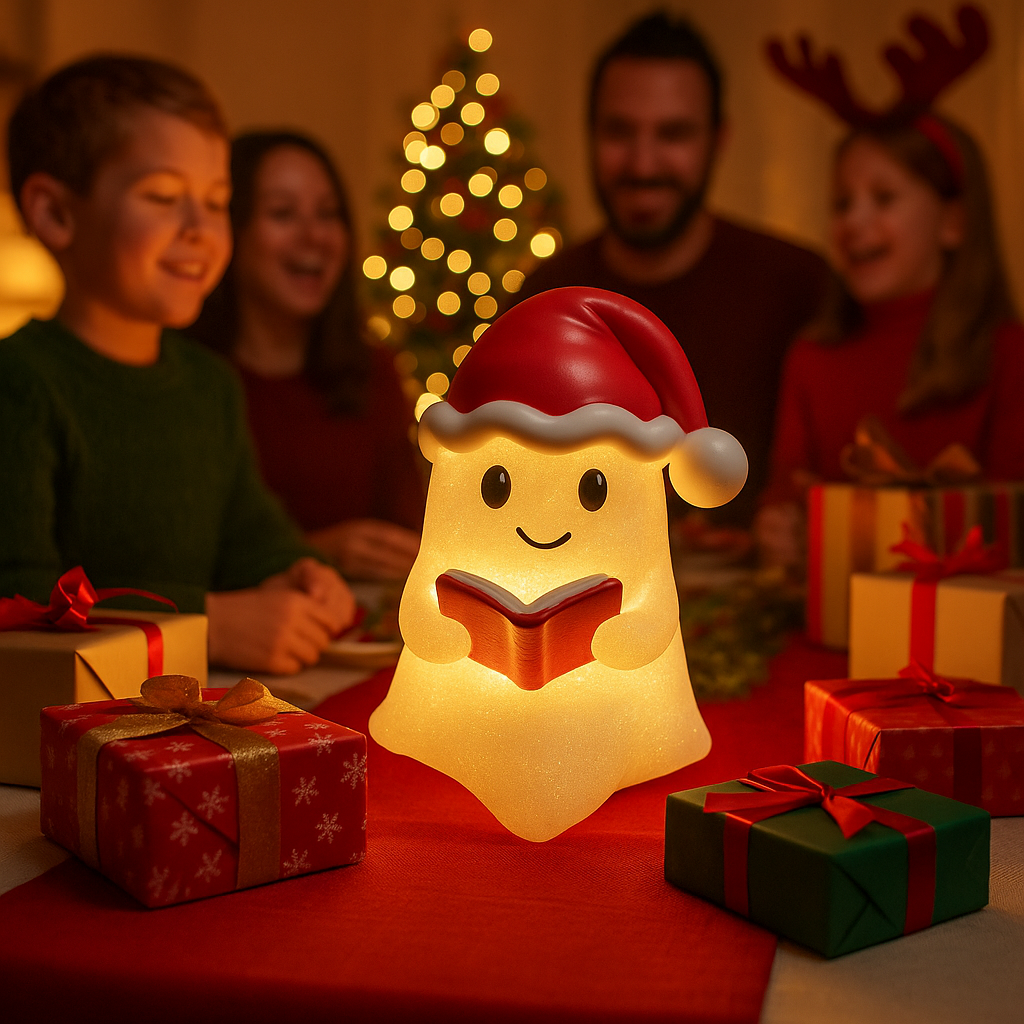 GhostGlow | Kerstgeest Warmlicht Decoratie voor Feestelijke Decoratie