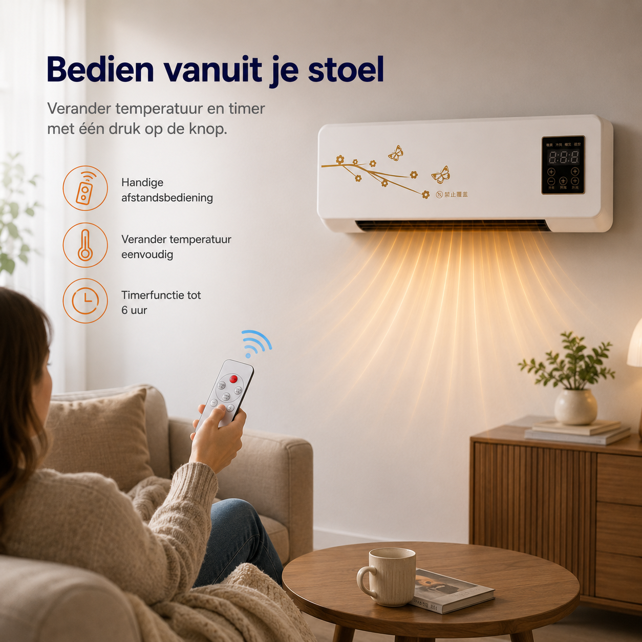 CoolBreeze Mini Air Circulator | Efficiënte luchtcirculatie voor ultiem comfort