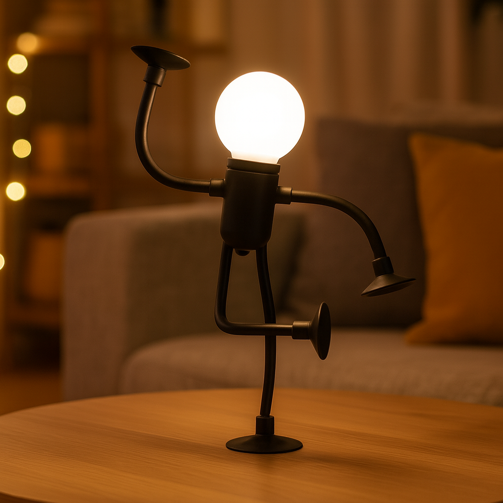 LumiFlex | LED Tafellamp Flexibel Creatieve Decoratie voor Woonkamer en Kinderkamer Energiezuinig Modern 4 Kleuren