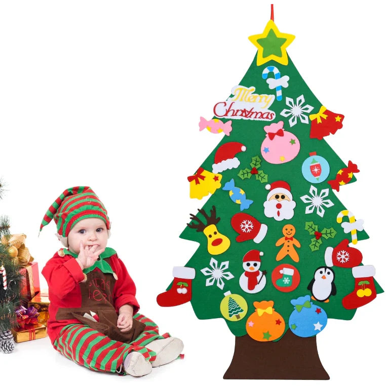Montessori Vilt Kerstboom