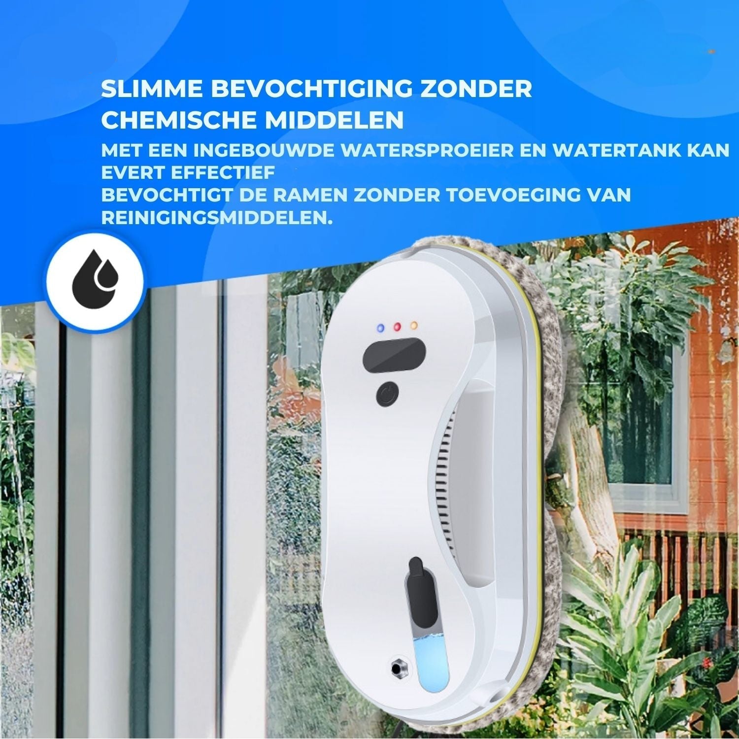 LuxoClean Ramenrobot | Geavanceerde automatische reiniging met sensoren en waterdamp