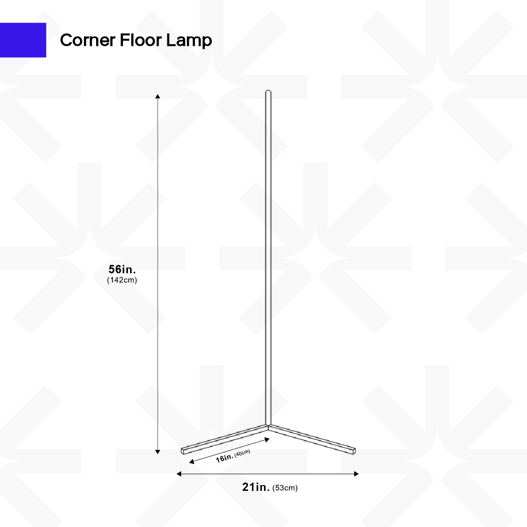 Hoekvloerlamp