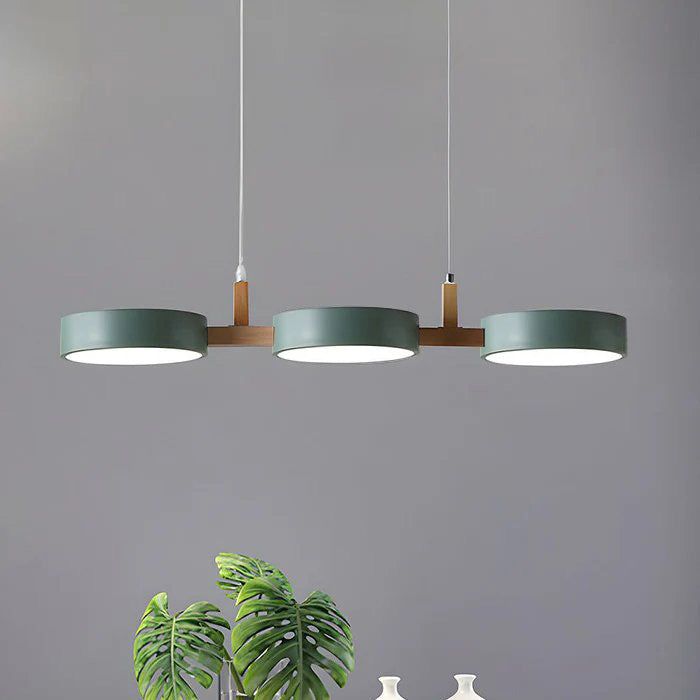 Noordse Flush Plafondlamp Met Meerdere Koppen Voor Keukens En Eetkamers