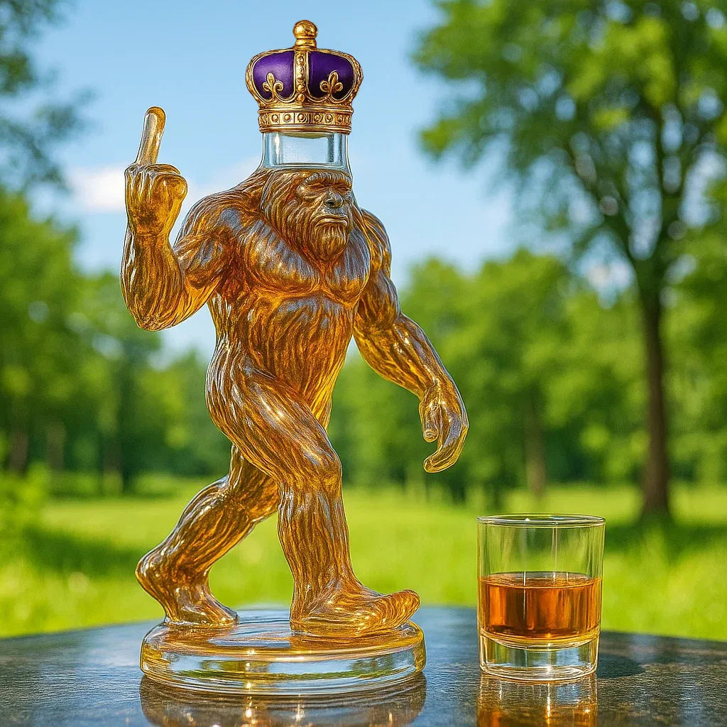 SasquatchSips – Grappige Bigfoot Whiskyfles