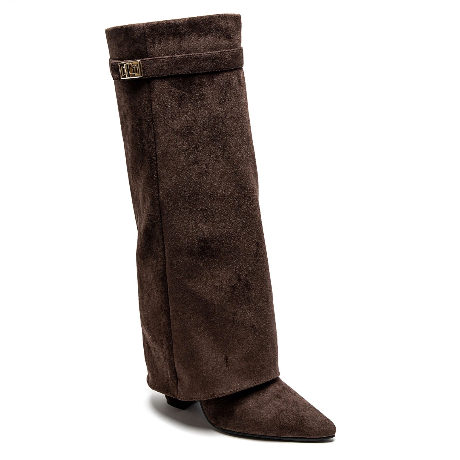 Dames Hakkenlaarzen Elegante PU-leer Blokhak