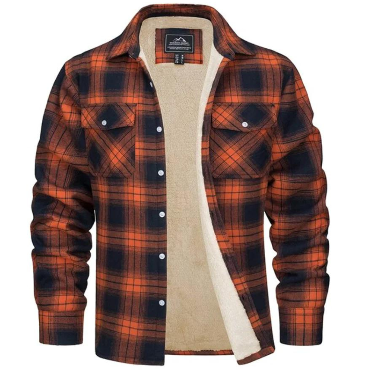 Heren fleece gilet met ruitpatroon | Warm
