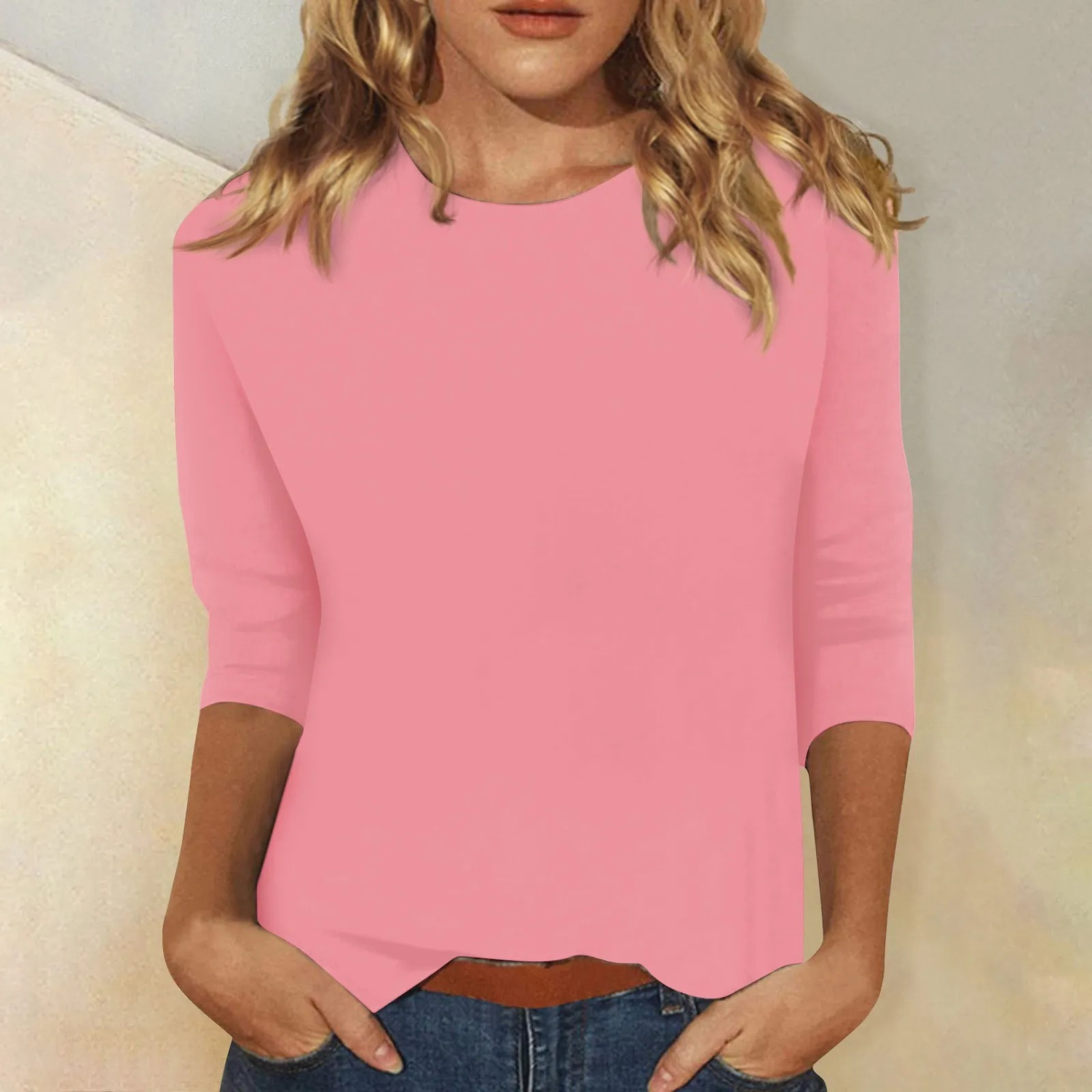 T-shirt Met Lange Mouwen En Ronde Hals Voor Dames | Ideaal Voor Alle Seizoenen