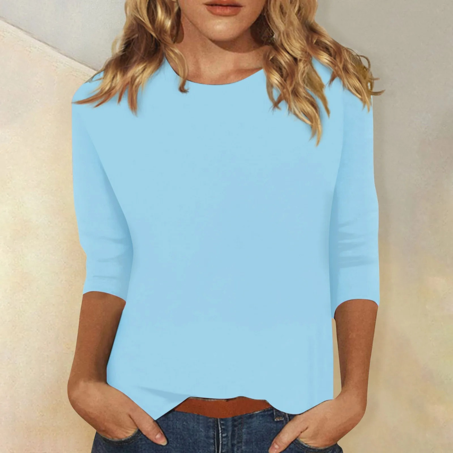 T-shirt Met Lange Mouwen En Ronde Hals Voor Dames | Ideaal Voor Alle Seizoenen