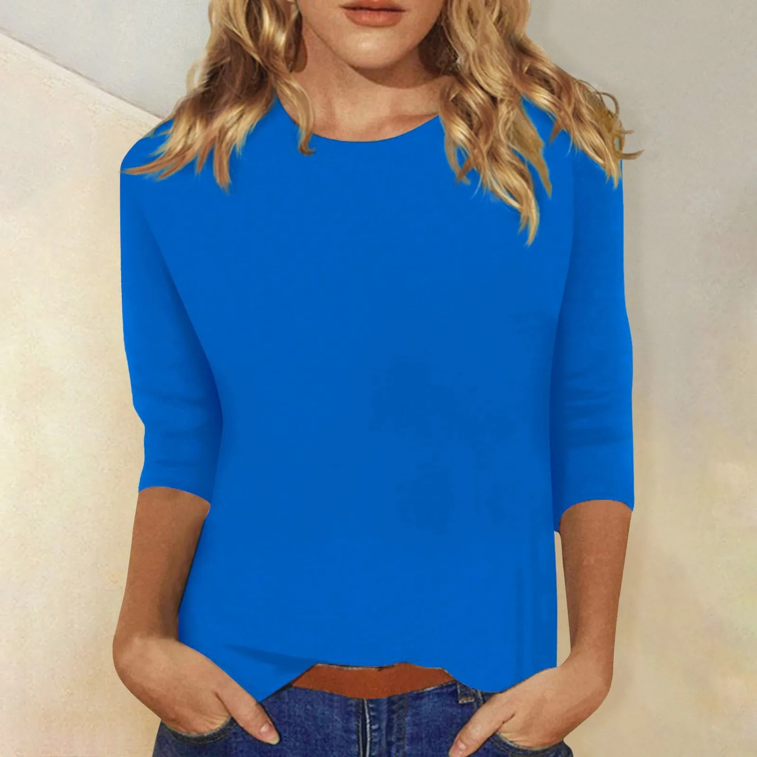 T-shirt Met Lange Mouwen En Ronde Hals Voor Dames | Ideaal Voor Alle Seizoenen