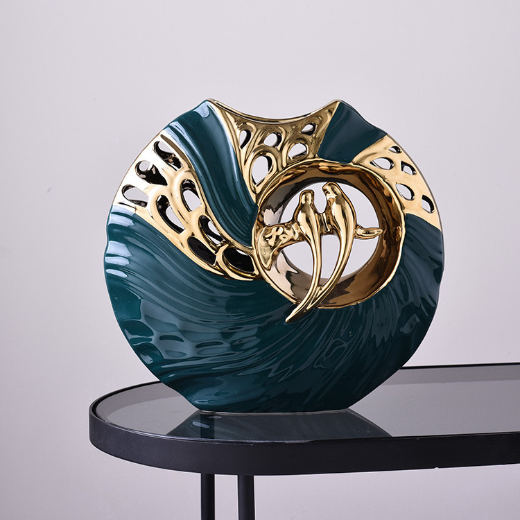 FormaLuxe Keramische Sculptuur – Handgemaakte moderne decoratie