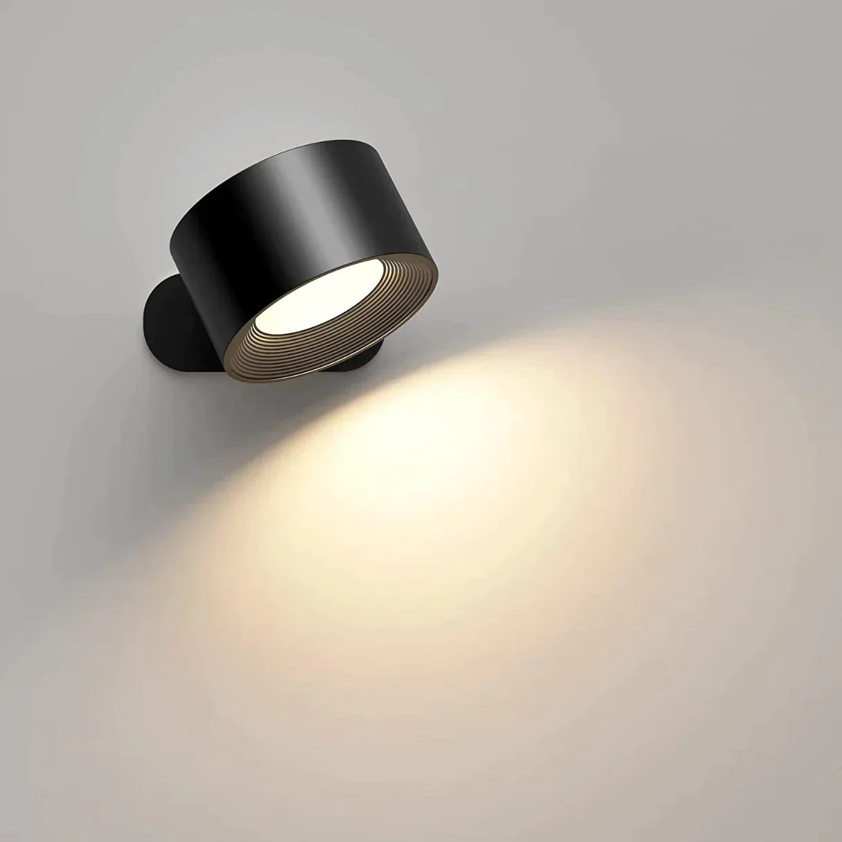 LuxeLumen Draadloze Dimbare LED Wandlamp | 360° draaibaar voor optimale verlichtingservaring