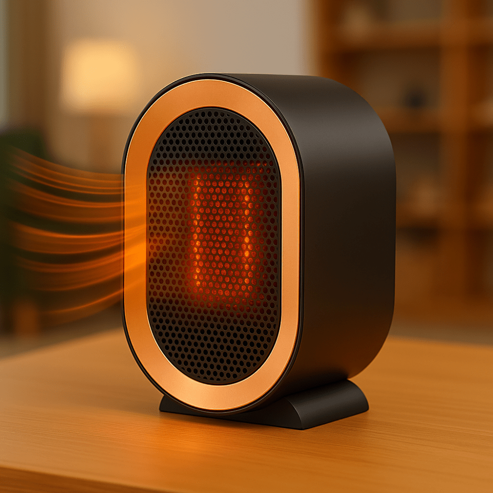 HeatMate draagbare keramische verwarming – energiezuinige ruimteverwarming met stille werking