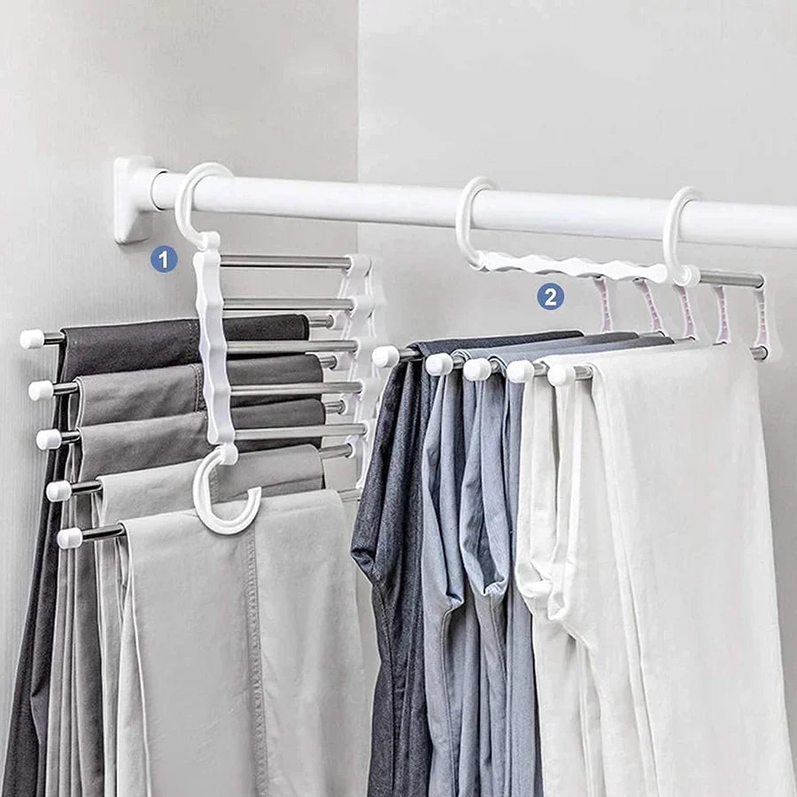 Beperkte Korting - FoldPro™ Vouwbare 5-in-1 Kledinghanger | 50% KORTING ENKEL TIJDELIJK