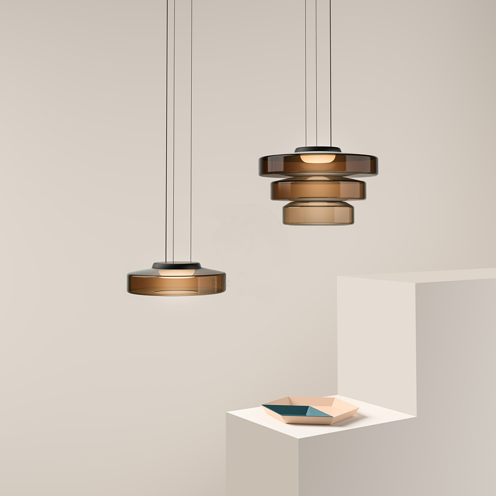 Glazen Hanglamp In Bauhaus Stijl