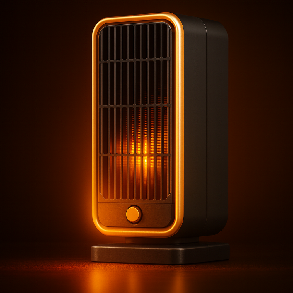 Elektrische Ruimteverwarmers Draagbare Keramische 500W Stille Vierkante Omvalbescherming