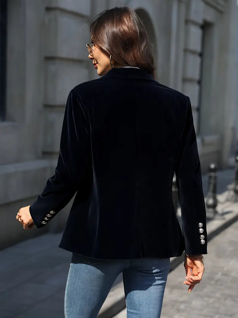 VelvetChic – Elegante Blazer | Luxe Fluwelen Blazer voor Stijlvolle Raffinement