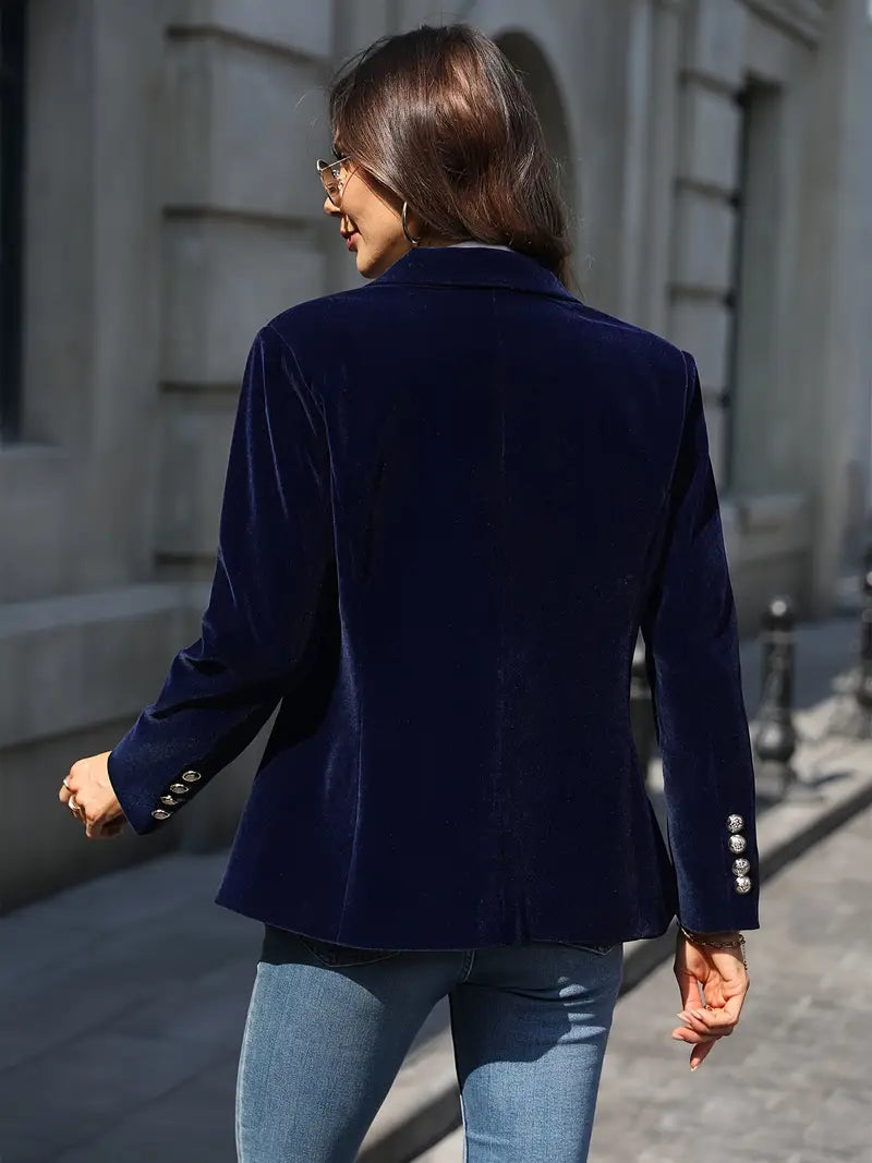 VelvetChic – Elegante Blazer | Luxe Fluwelen Blazer voor Stijlvolle Raffinement