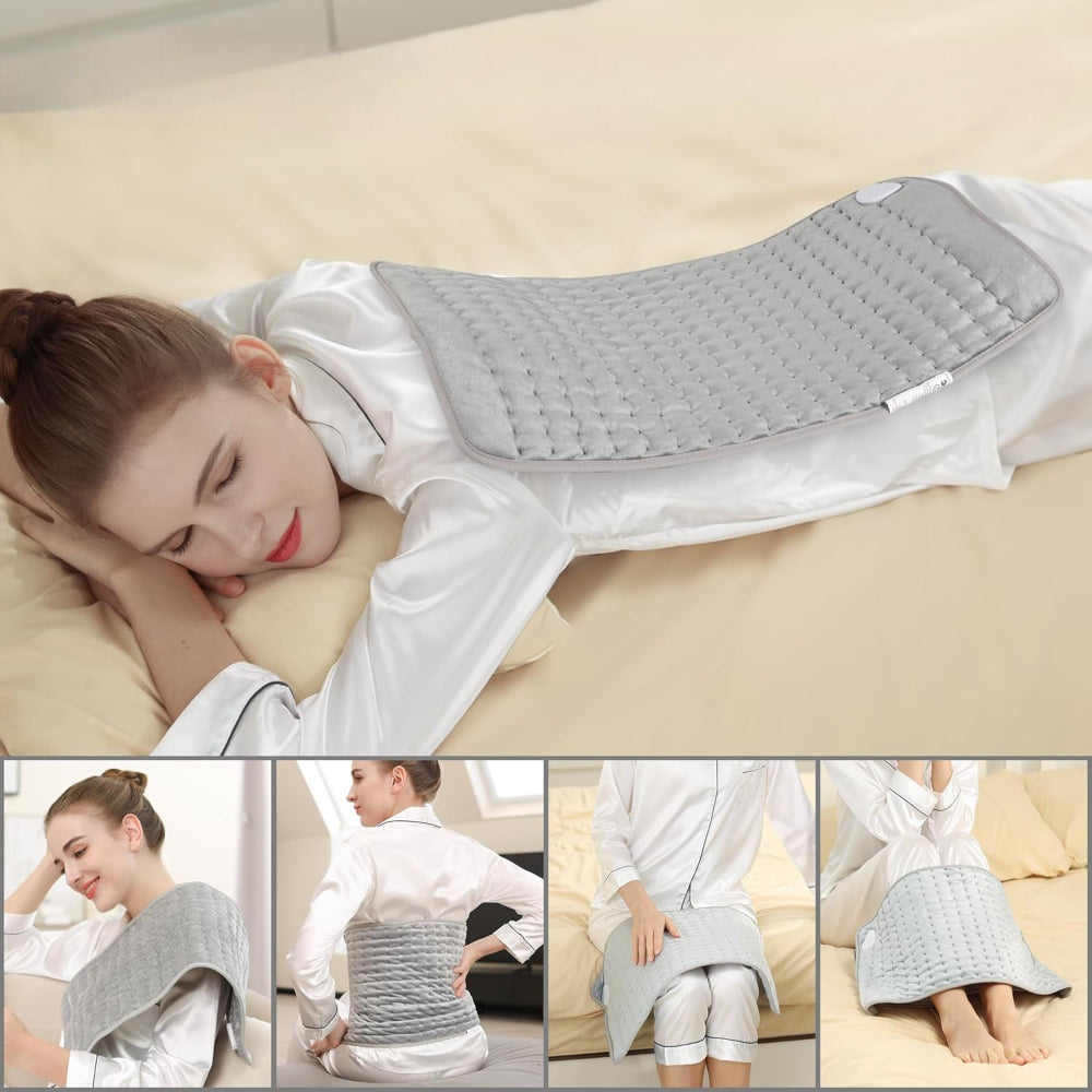 Elektrisch Warmtekussen voor Nek en Rug – Verstelbare Verwarming voor Extra Comfort
