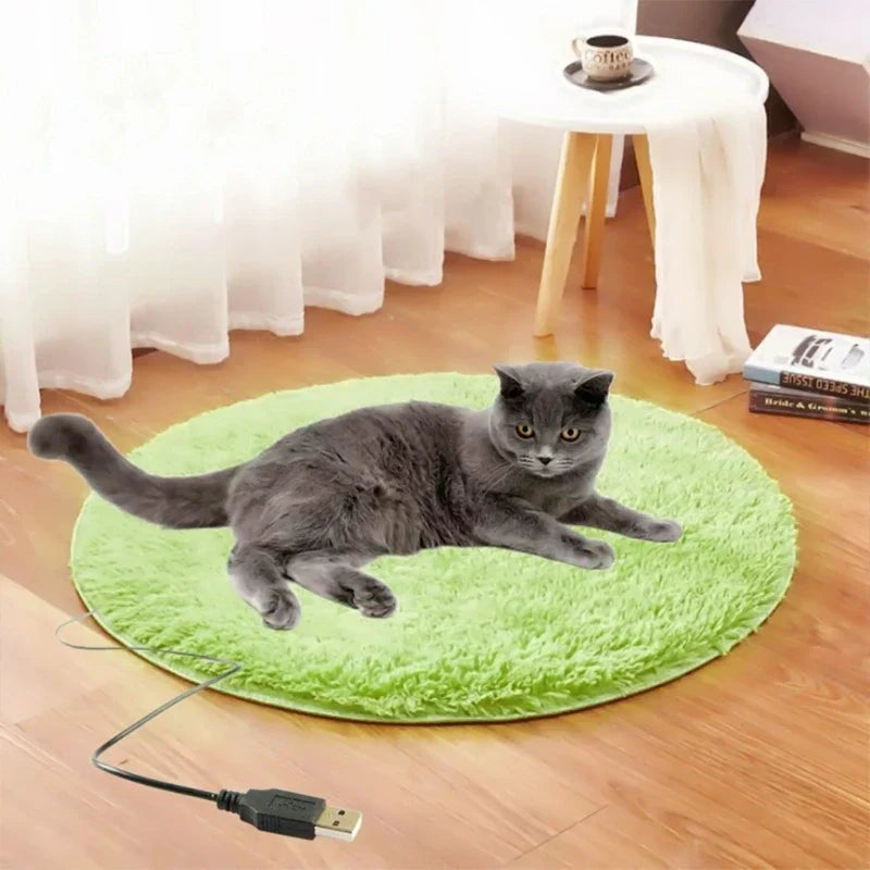 WarmNest Verwarmingskussen voor katten en kleine honden – Zacht, Veilig en USB-aangedreven