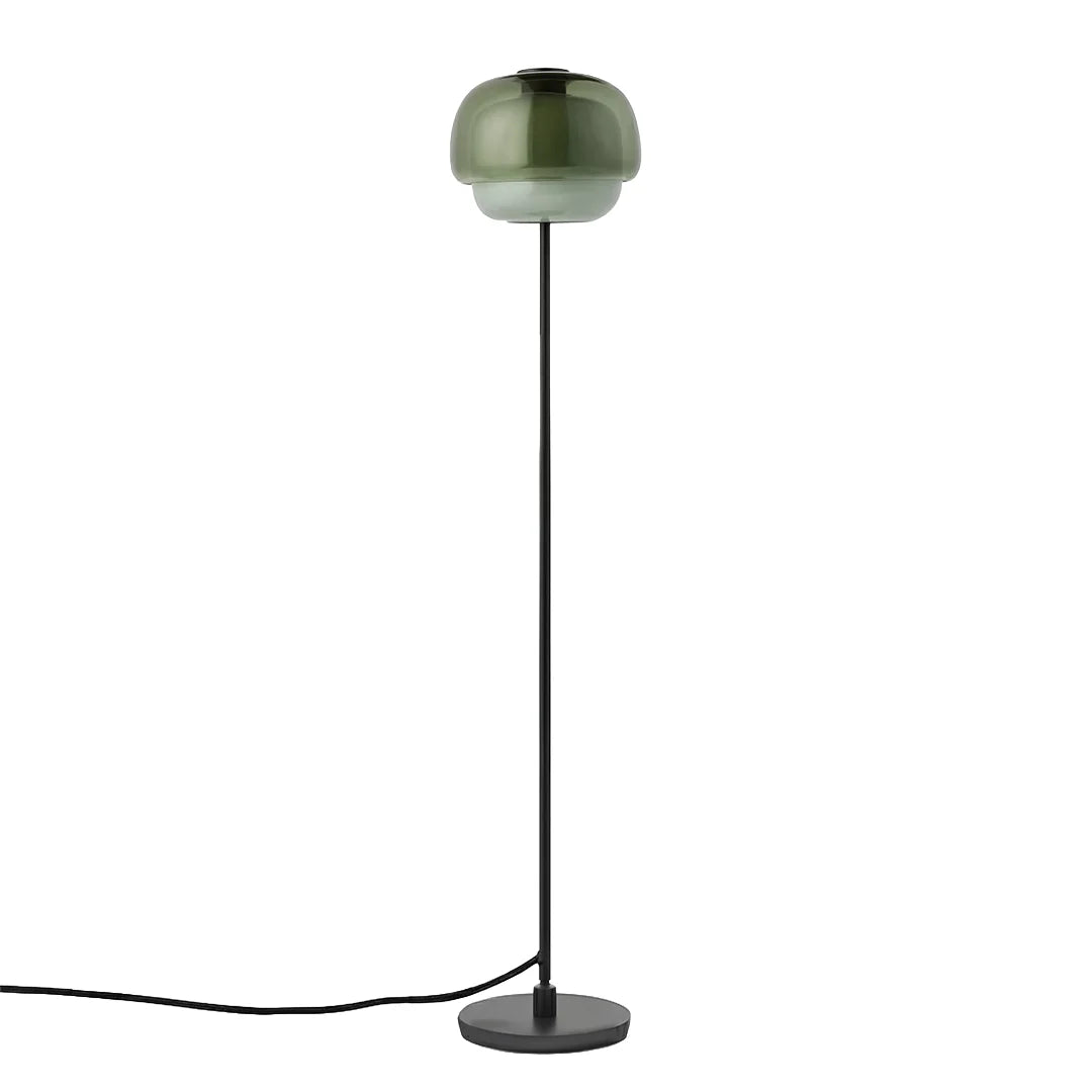 Moderne Glazen Vloerlamp – Elegante Designlamp met Sfeerverlichting