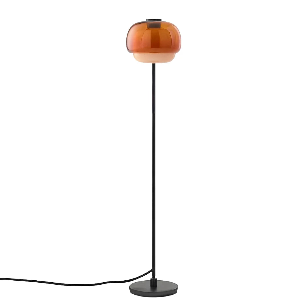 Moderne Glazen Vloerlamp – Elegante Designlamp met Sfeerverlichting