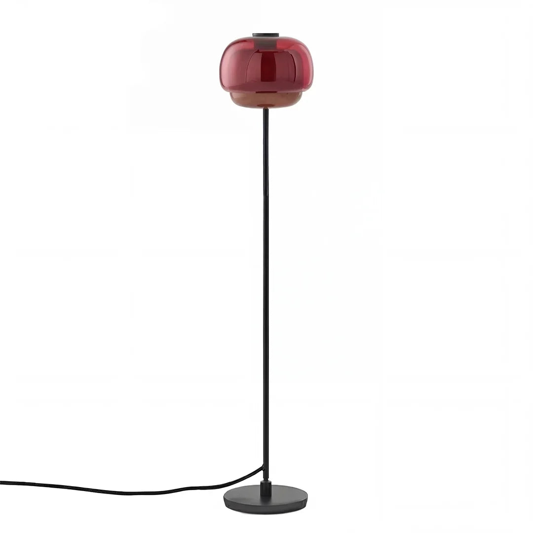 Moderne Glazen Vloerlamp – Elegante Designlamp met Sfeerverlichting