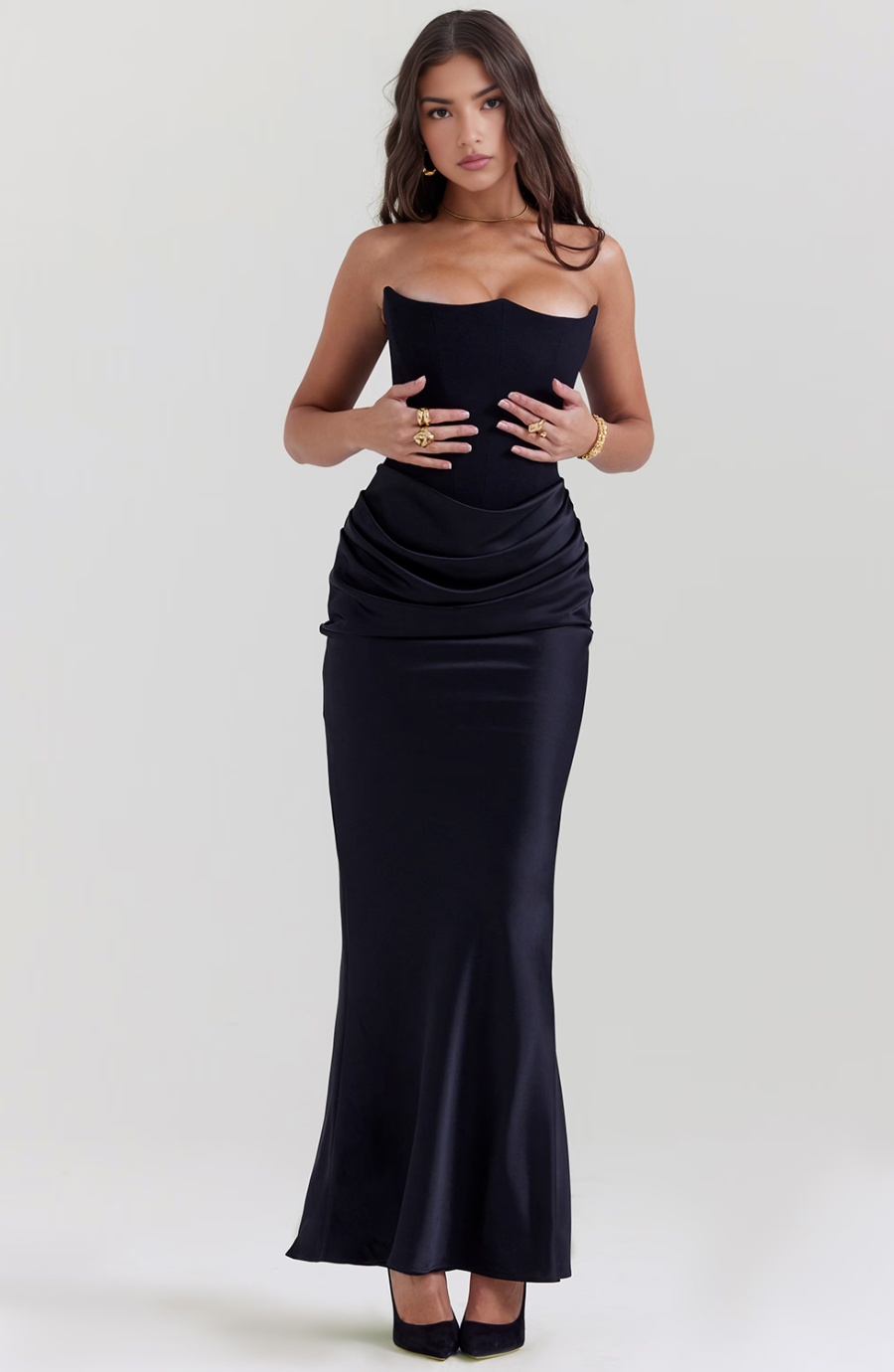 Mia Luxe – strapless Maxikleid | Elegante en veelzijdige jurk voor elke gelegenheid