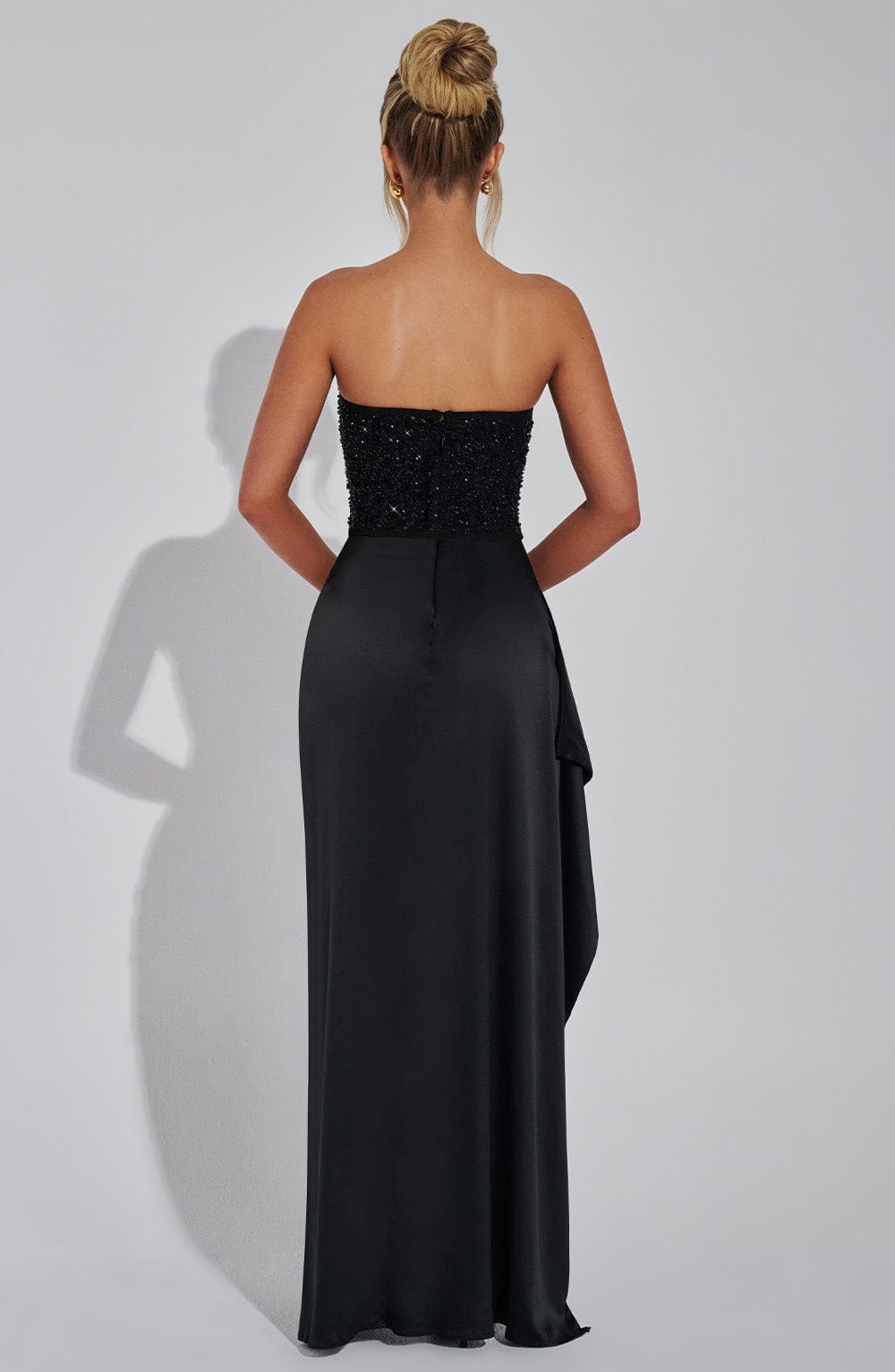Emrielle Luxe Korsettkleid | Elegantes, met parels versierd maxikleed voor onvergetelijke avonden