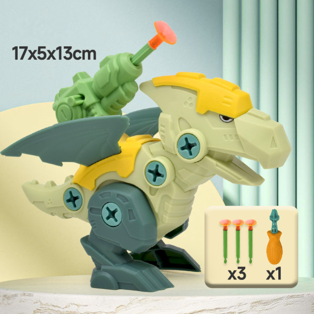Dinosaurusschroeven Speelset met Zuignapkanon